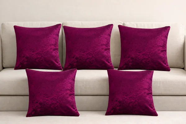 Pink_Velvet_Decorative_Soft_Plain_Cushion_Covers,_16_x_16_inches_-_Set_of_5_Pieces