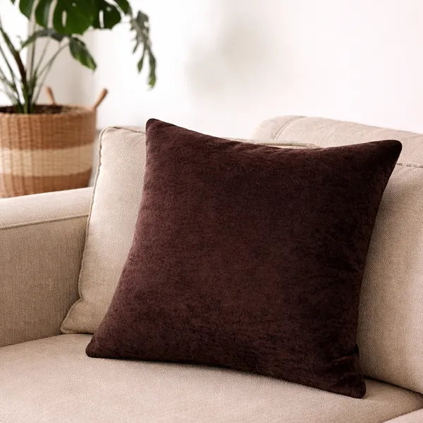 Brown_Velvet_Decorative_Soft_Plain_Cushion_Covers,_16_x_16_inches_-_Set_of_5_Pieces