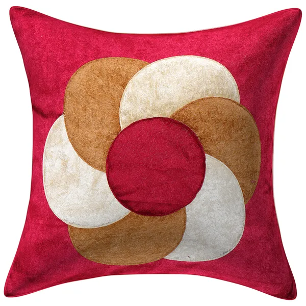 Red_Designer_Decorative_Multi_Circle_Velvet_Cushion_Covers_-_16_x_16_inches_-_Set_of_5_Pieces