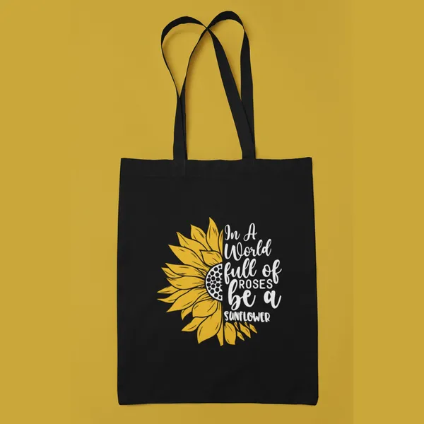Black_Sunflower_Quote_Tote_Bag_(14_X_16_Inch)