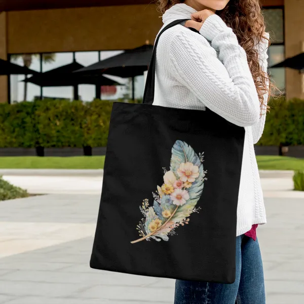 Black_Floral_Feather_Canvas_Tote_Bag_(14_X_16_Inch)