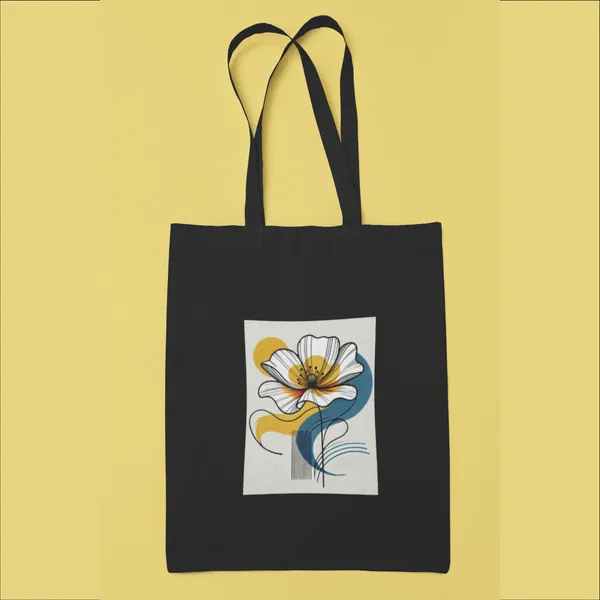 Black_Floral_Art_Canvas_Tote_Bag_(14_X_16_Inch)