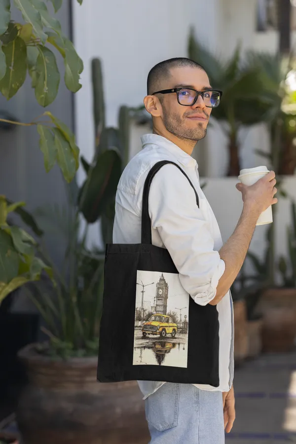 Black_Urban_Art_Cotton_Tote_Bag_(14_X_16_Inch)