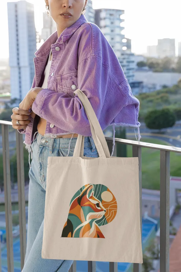 Off_White_Artistic_Sun_Cat_Canvas_Tote_Bag_(14_X_16_Inch)