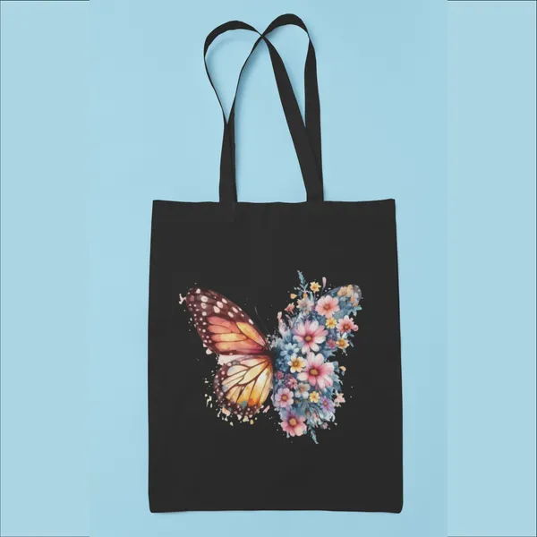 Black_Butterfly_Floral_Tote_Bag_(14_X_16_Inch)