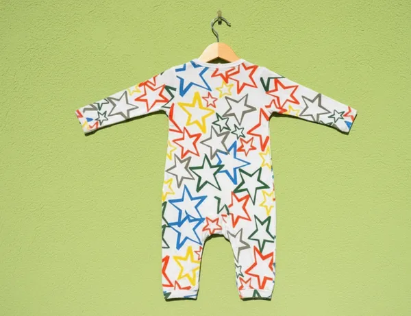 Multicolor__Stars_Printed_Cotton_Romper_For_Kids