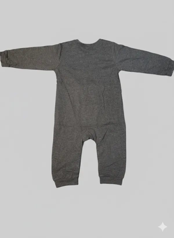Charcoal_Grey_Mustache_Printed_Cotton_Romper_For_Kids