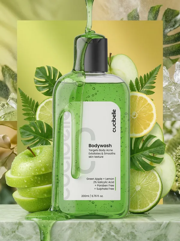 CUCIBELLE_Green_Body_Wash_For_Body_Cleansing