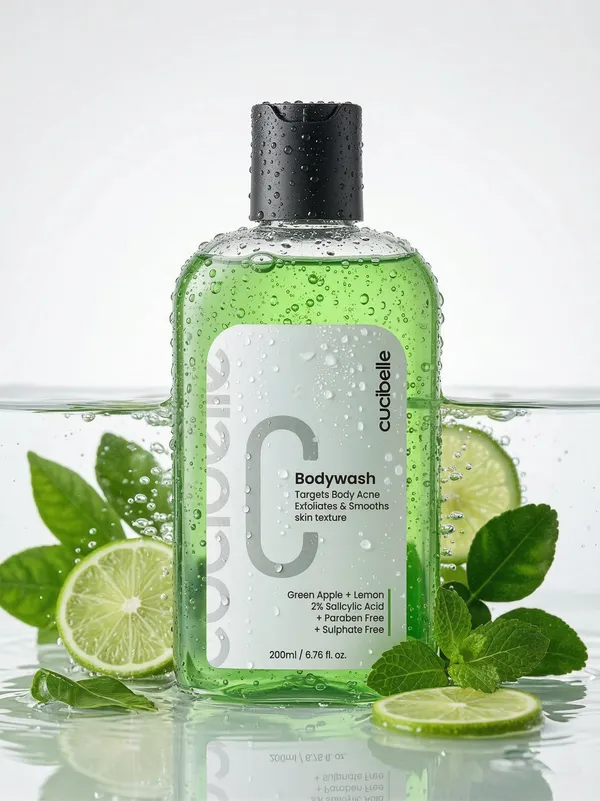 CUCIBELLE_Green_Body_Wash_For_Body_Cleansing