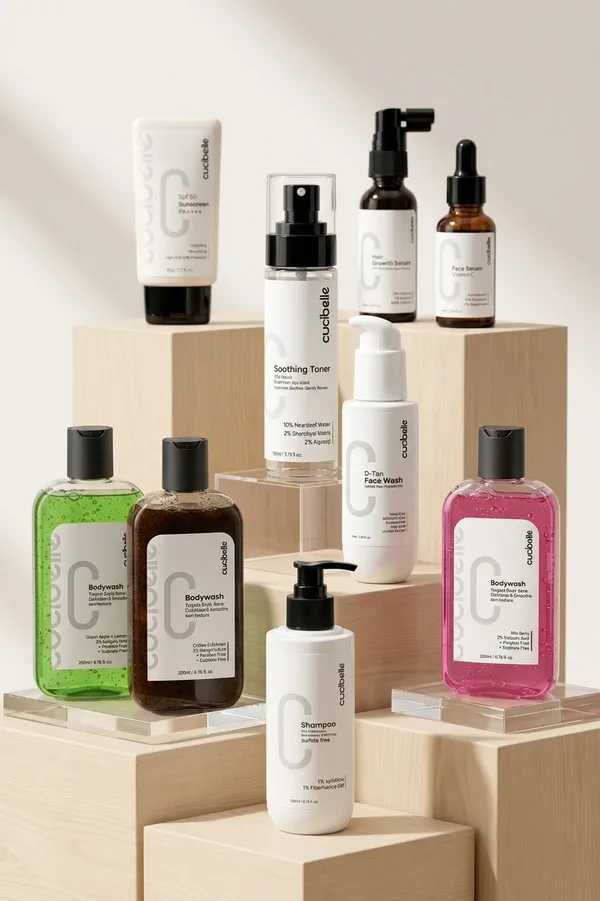 CUCIBELLE_Soothing_And_Hydrating_Combo_Care_Kit_For_Hair_And_Skin_Pack_Of_9