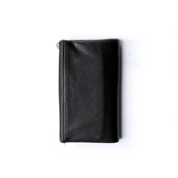 Black_Leather_Signature_Long_Wallet_For_Female