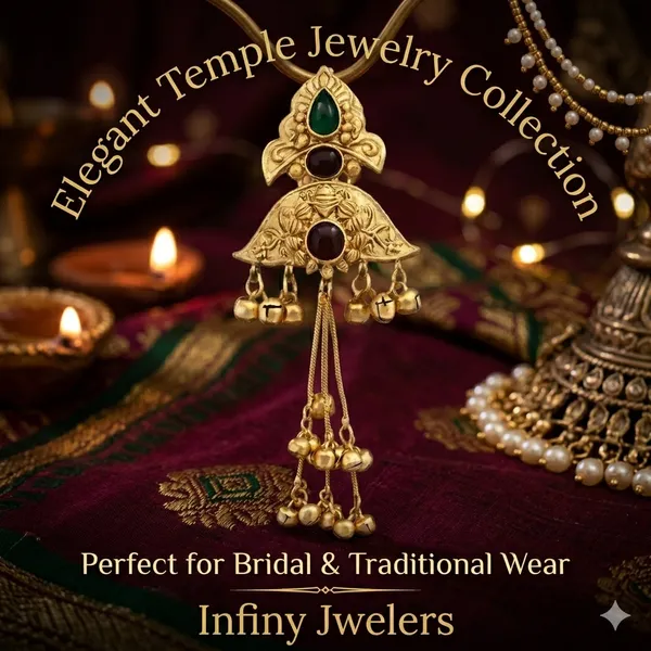Infiny_Antique_Gold_Temple_Jewelry_Earrings_with_Maroon_&_Green_Stones_–_Long_Ghungroo_Chain_Danglers