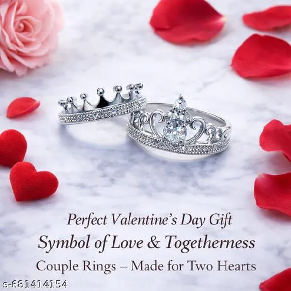 Silver_Plated_Romantic_King_Queen_Couple_Rings_With_Crown_Design_–_Gift_For_Couples