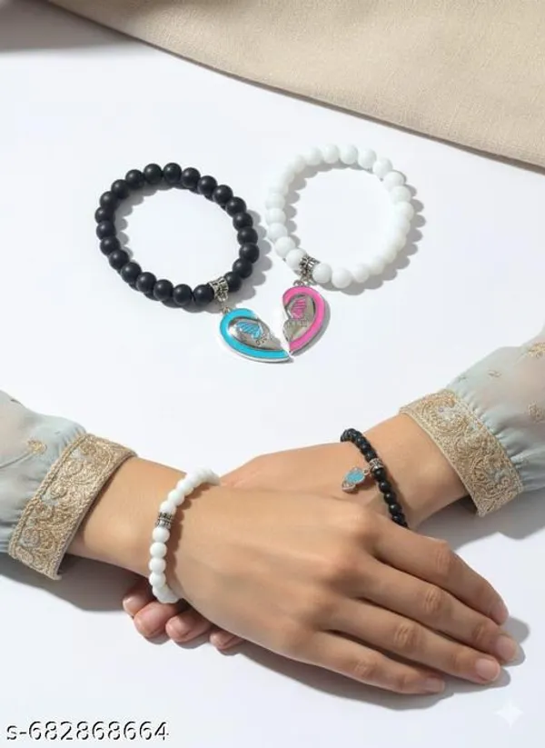 Black_&_White_Love_Bond_Magnetic_Couple_Bracelets