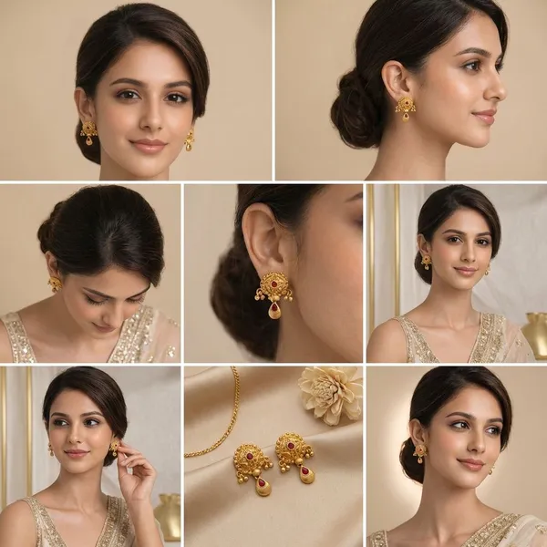 Traditional_Gold_Plated_Red_Jhumka_Earrings_For_Women_&_Girls