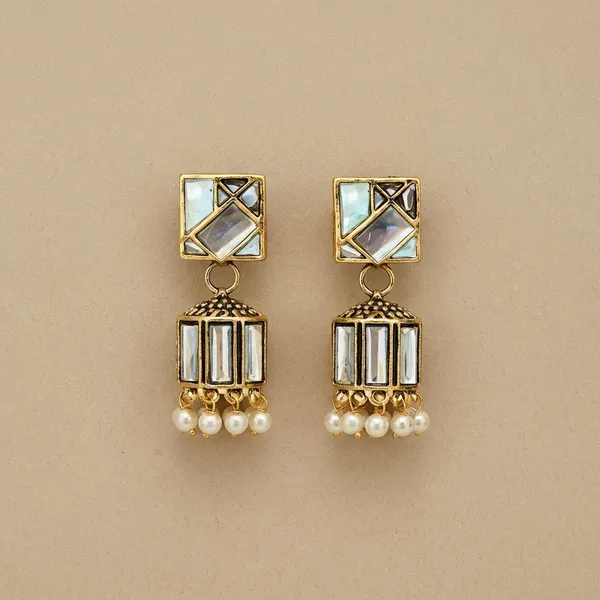 Ethnic_Jhumka_Earrings_Set_|_Traditional_Silver,_Antique_Gold,_Pearl_&_Multicolor_Designer_Earrings_For_Women_(Set_Of_4_Pairs)