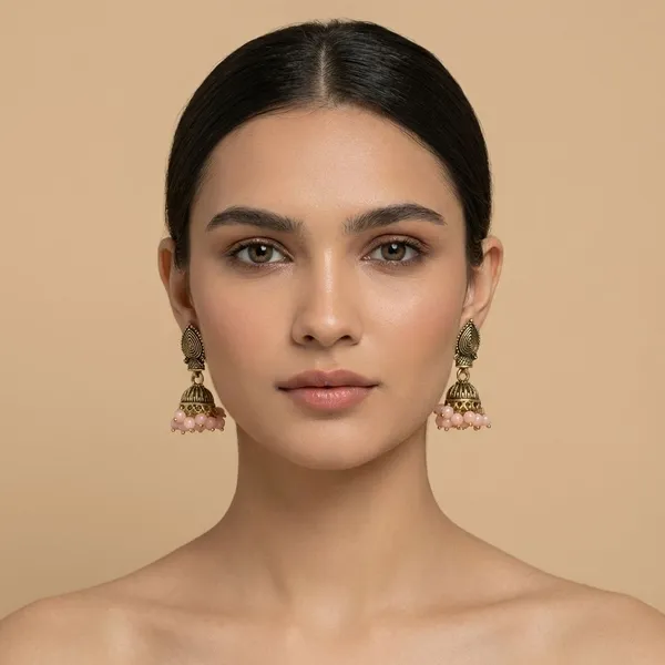 Blush_Pink_Beaded_Antique_Jhumka_Earrings_-_Small_Size
