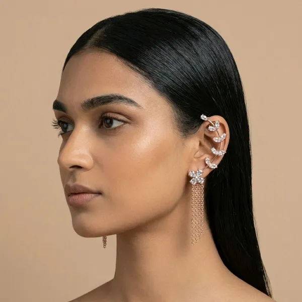 Pink_Crystal_Vine_Ear_Climber_Dangle_Earrings