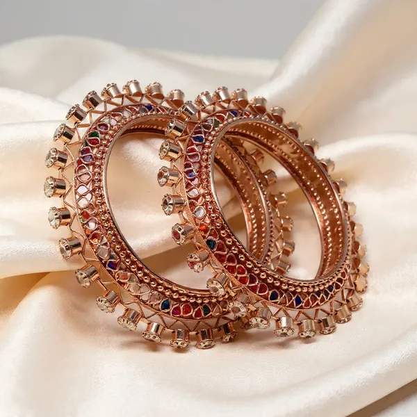 Rose_Gold_Plated_Khoba_Stone_Bangles_For_Girls_&_Women_(2_Pcs)