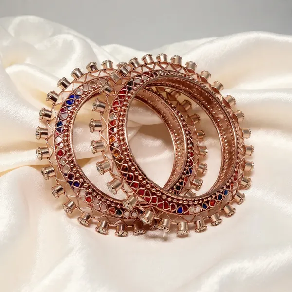 Rose_Gold_Plated_Khoba_Stone_Bangles_For_Girls_&_Women_(2_Pcs)