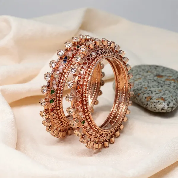 Rose_Gold_Plated_Khoba_Stone_Bangles_For_Girls_&_Women_(2_Pcs)