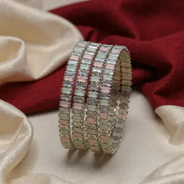 Rhodium_Plated_Brass_Bangles_Set_–_4_PCS_Mint_&_Pink_AD_Stone_Bangles_for_Women_&_Girls