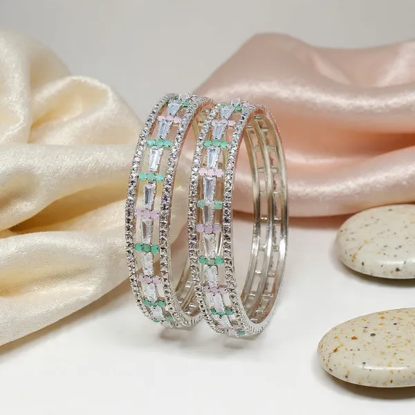 Mint_&_Pink_Rhodium_Plated_Brass_Bangles_For_Women_&_Girls_(2_Pcs)