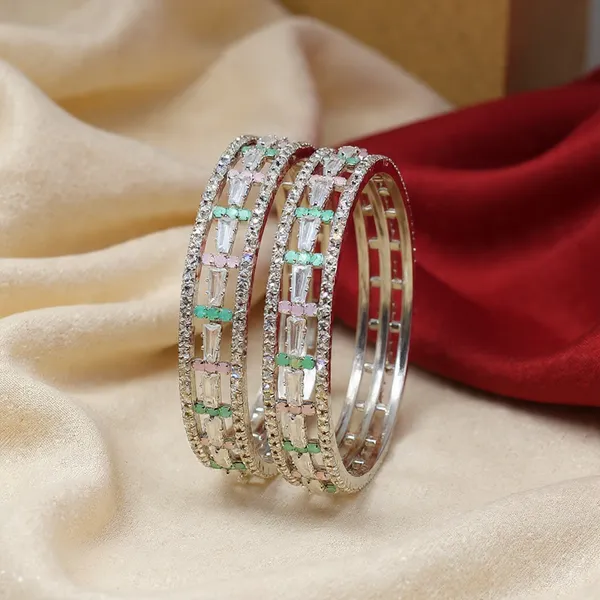 Mint_&_Pink_Rhodium_Plated_Brass_Bangles_For_Women_&_Girls_(2_Pcs)