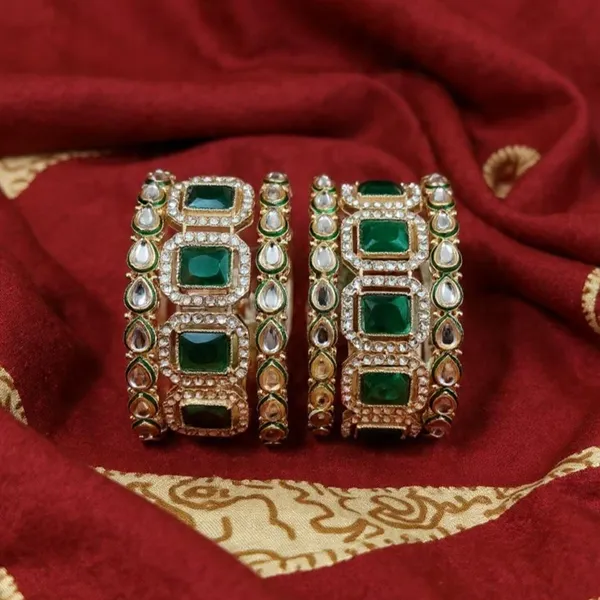 Green_Ad_Stone_Gold_Plated_Brass_&_Copper_Bangle_Set_For_Girls_&_Women_(6_Pcs)