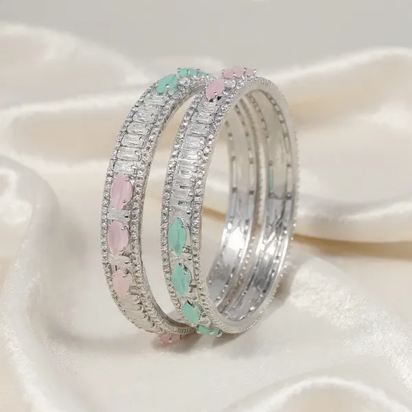 Pink_&_White_Ad_Stone_Rhodium_Plated_Brass_Bangles_For_Girls_&_Women_(2_Pcs)