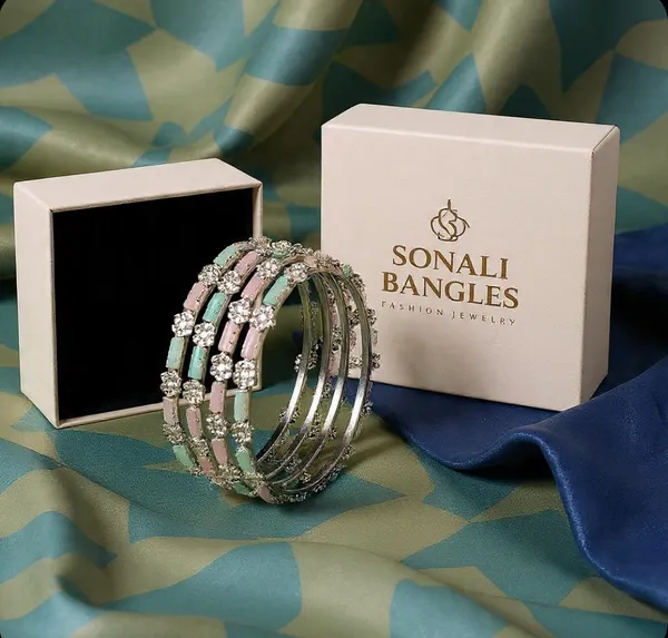 Pink_&White_Stylish_Ad_Stone_Rhodium_Plated_Bangles_For_Women_(4_Pcs)