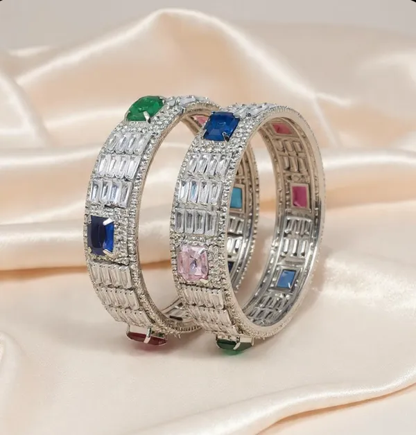 White_Premium_Ad_Stone_Rhodium_Plated_Brass_Bangles_Set_For_Women_&_Girls_(2_Pcs)