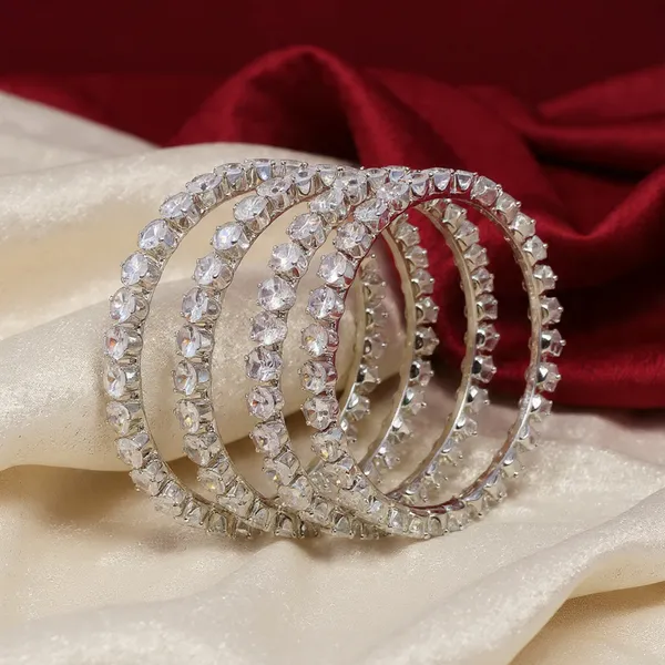 White_Ad_Stone_Rhodium_Plated_Brass_Bangles_Set_For_Girls_&_Women_(4_Pcs)