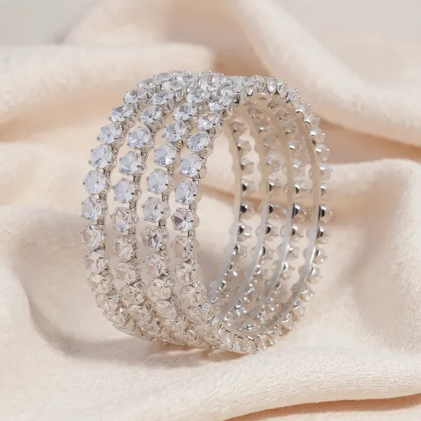 White_Ad_Stone_Rhodium_Plated_Brass_Bangles_Set_For_Girls_&_Women_(4_Pcs)