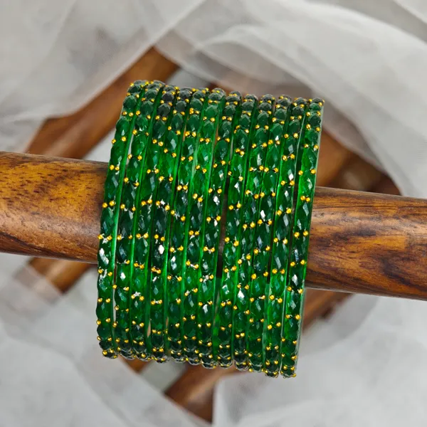 Green_RainDrop_Glass_Bangle__For_Woman
