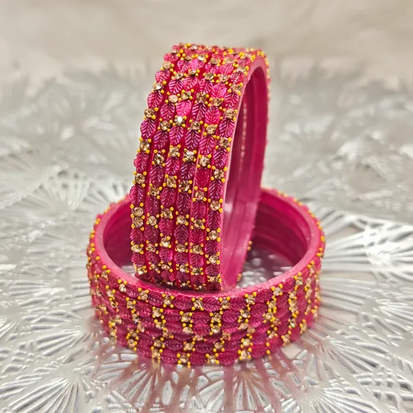 Pinkish_Red_Glass_Bangles_For_Women