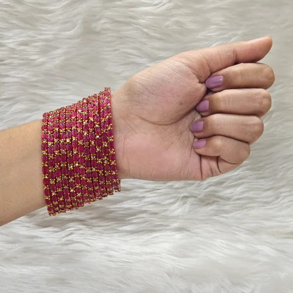 Pinkish_Red_Glass_Bangles_For_Women