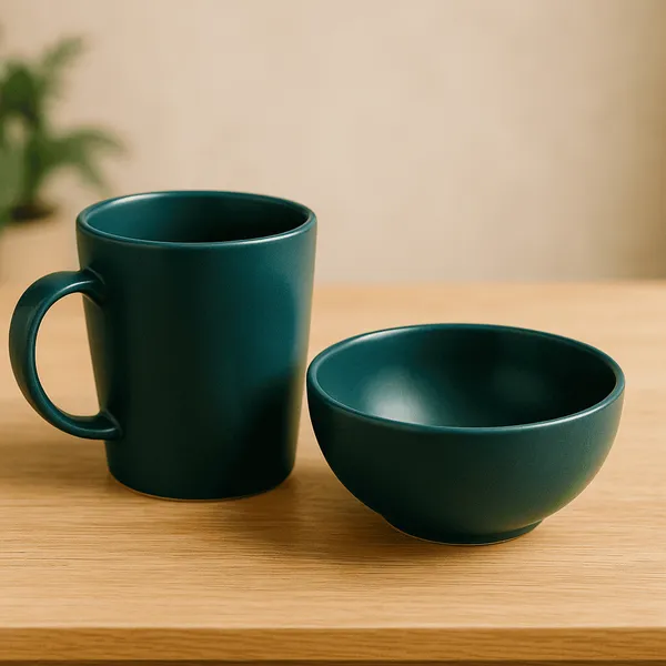 Pack_Of_2_Deep_Aqua_Milk_And_Coffee_Mug_(350_Ml)_And_Bowl_(575_Ml)_Breakfast_Set_For_Home_Utility