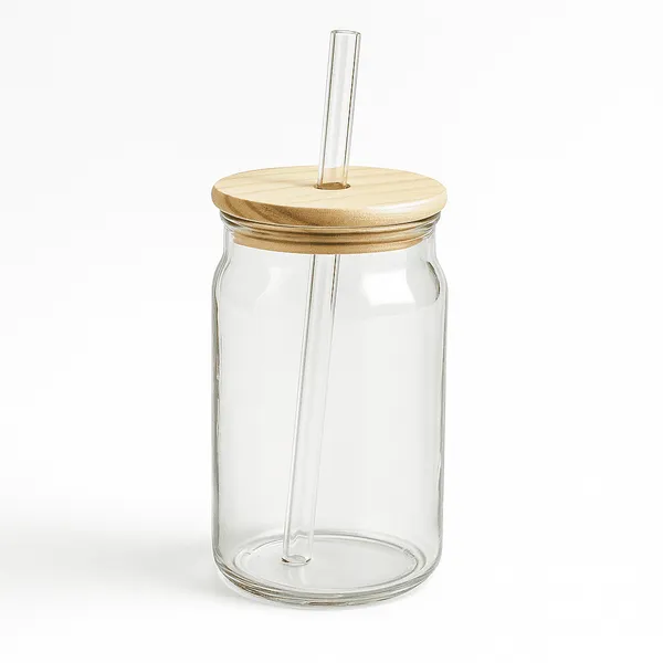 Transparent_Elegant_Glass_Tumber_With_Wooden_Lid_And_Glass_Straw_500_Ml_For_Home_Utility