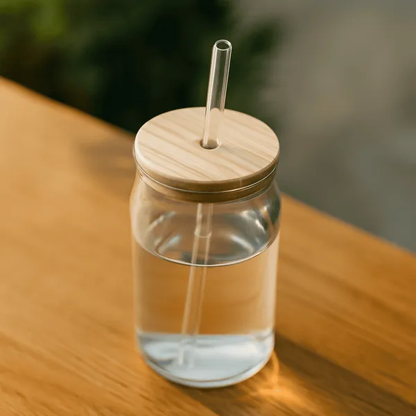 Transparent_Elegant_Glass_Tumber_With_Wooden_Lid_And_Glass_Straw_500_Ml_For_Home_Utility