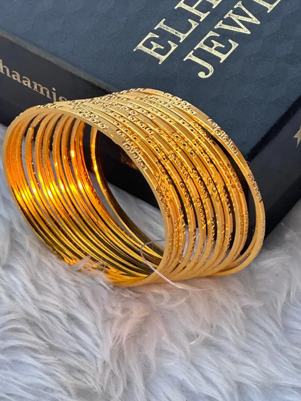 Set_Of_12_Gold_Traditional_Shagun_Bangles_For_Women
