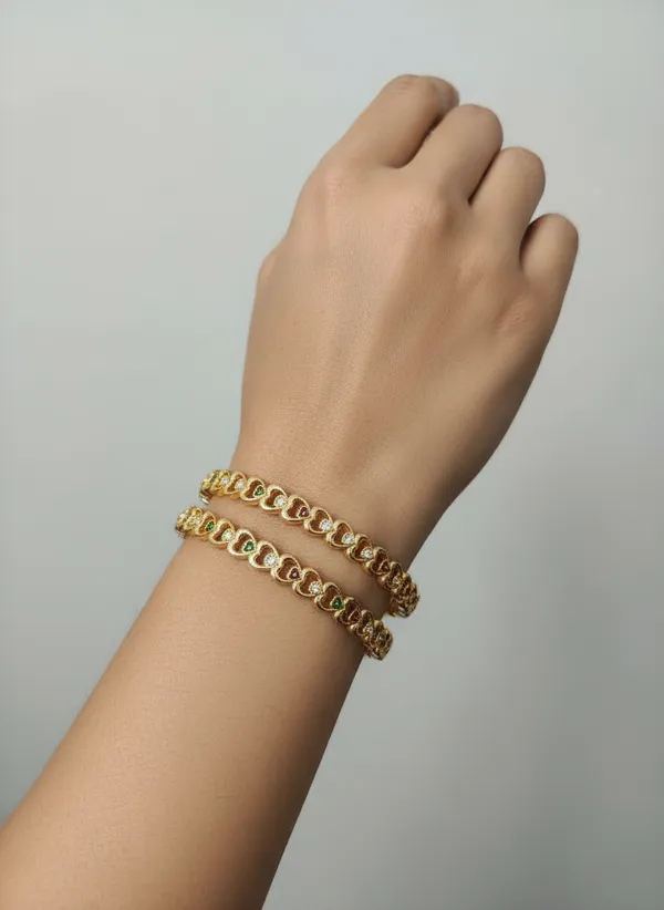 Set_Of_2_Gold_Traditional_Vani_Bangles_For_Women