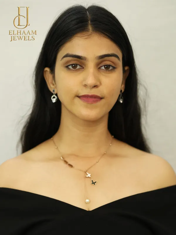 Gold_Traditional_Butterfly_Pearl_Drop_Necklace_For_Women