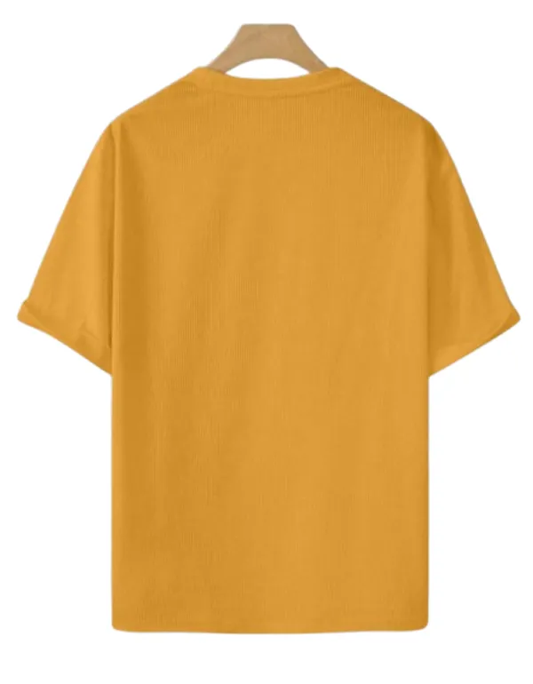 Yellow_Twill_Fabric_Premium_T_Shirt_For_Men