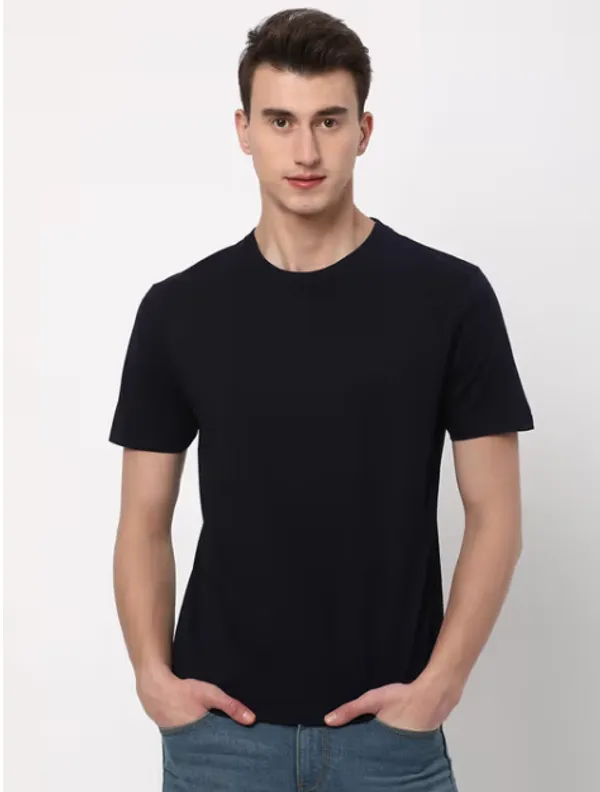Black_Twill_Fabric_Premium_T_Shirt_For_Men