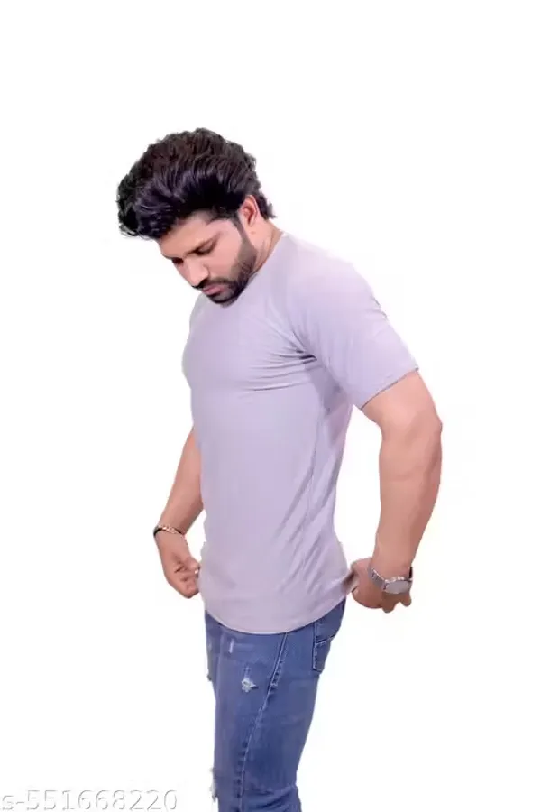 Lavender_Twill_Fabric_Premium_T_Shirt_For_Men