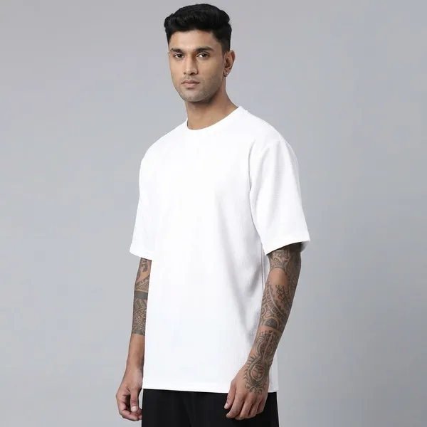 White_Lycra_Premium_T_Shirt_For_Men