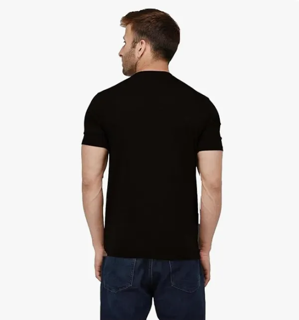 Black_Polycotton_Premium_T_Shirt_For_Men