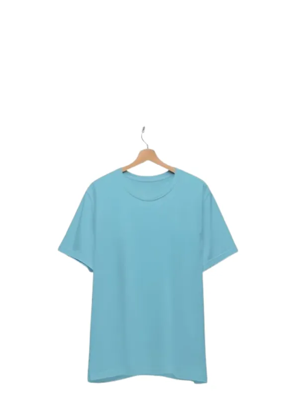 Sky_Blue_Twill_Fabric_Premium_T_Shirt_For_Men