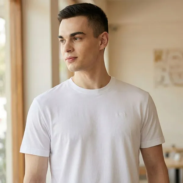 White_Twill_Fabric_Premium_T_Shirt_For_Men